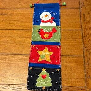 Festive Holiday Wall Hanging For Holiday Cards